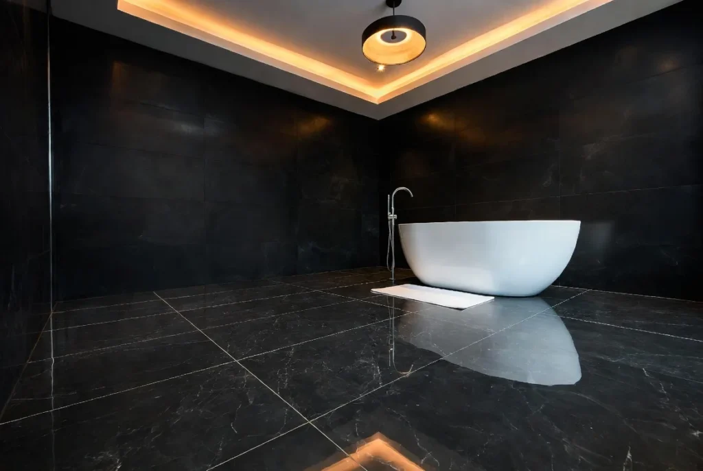 Black Bathroom Floor Ideas for a Bold Foundation