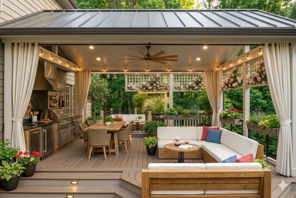 Build a Covered Deck for Year-Round Use
