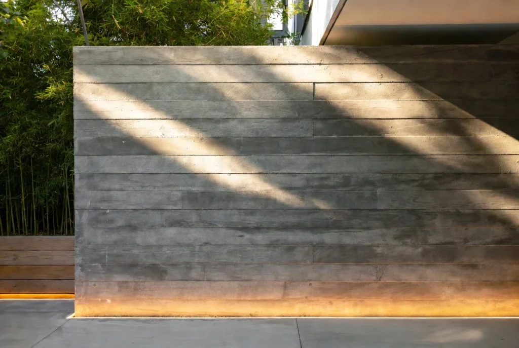 Concrete Exterior Privacy Walls for Modern Architectural Drama