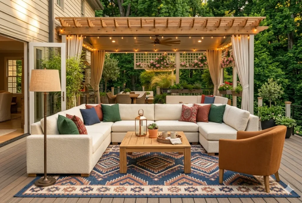 Create an Outdoor Living Room on Your Deck