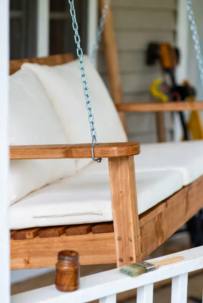 DIY Porch Swing Built from Scratch
