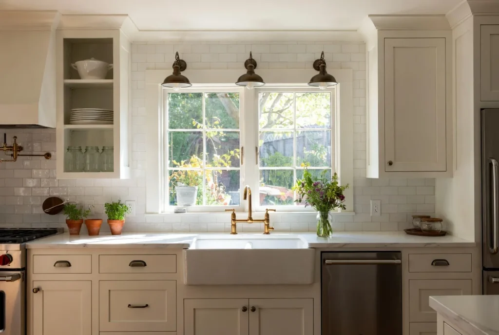 Design a Farmhouse White Kitchen with Character