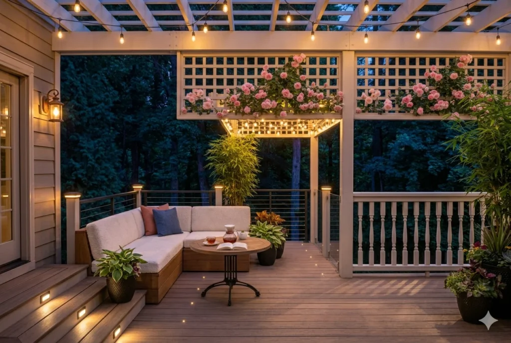 Incorporate Deck Lighting for Evening Ambiance