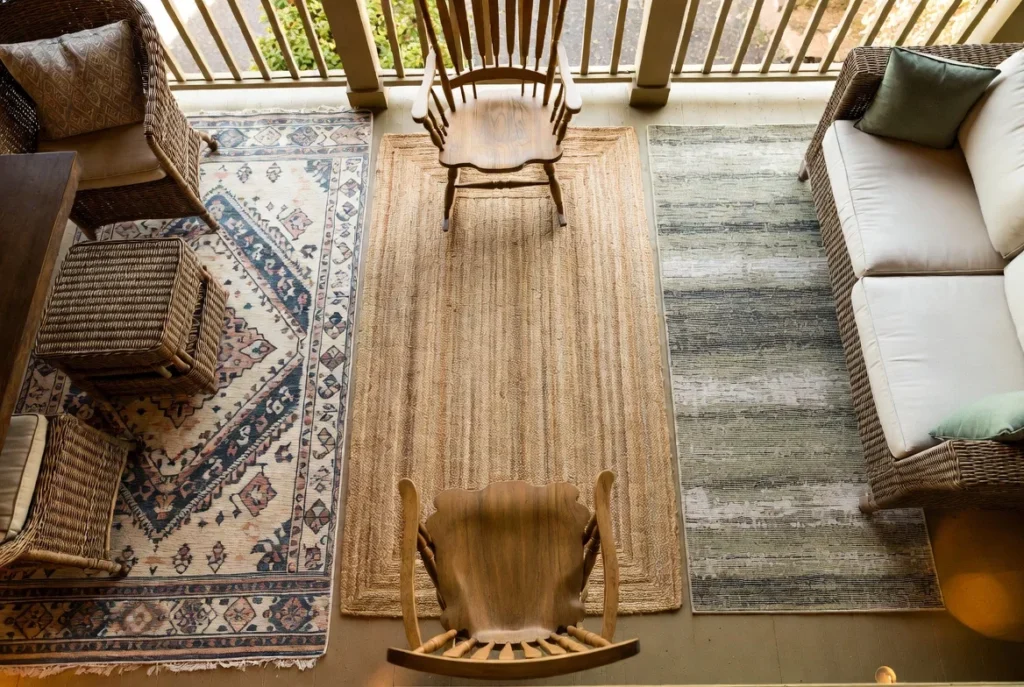 Incorporate Outdoor Rugs to Define and Anchor Your Porch Space