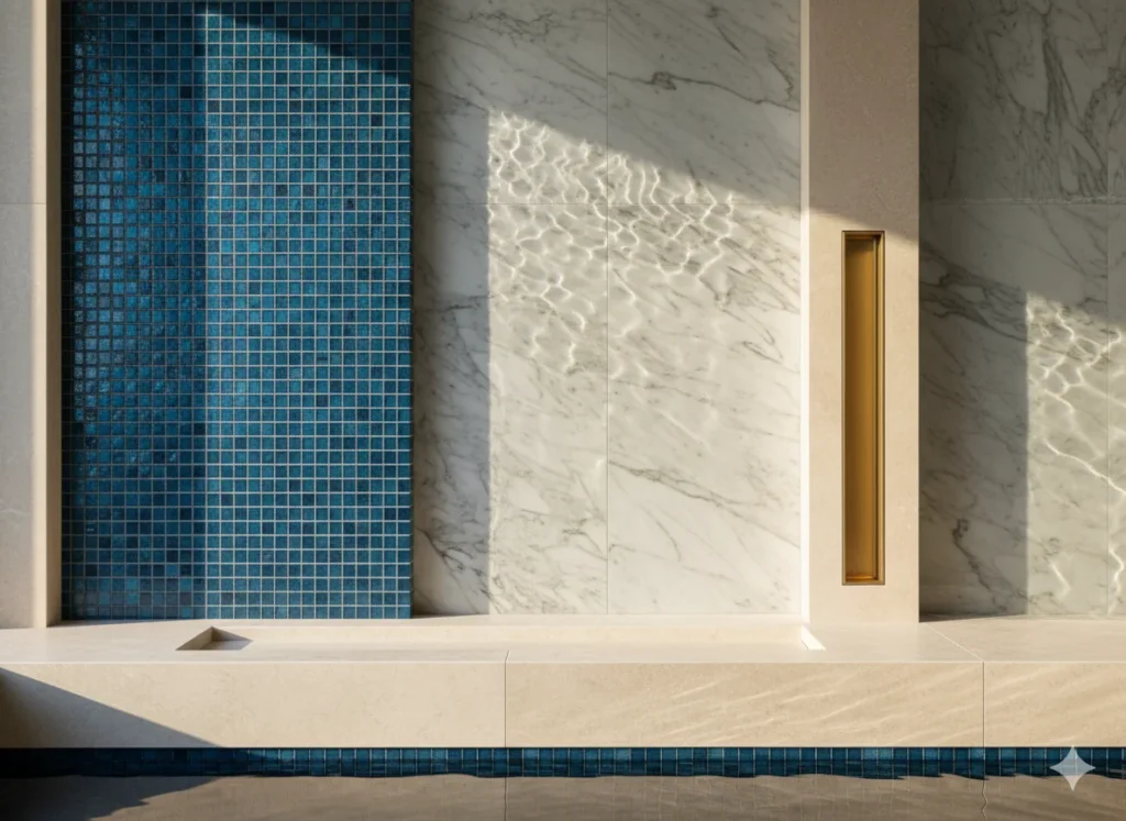 Indoor Pool Tiles and Coping Materials for Design Excellence