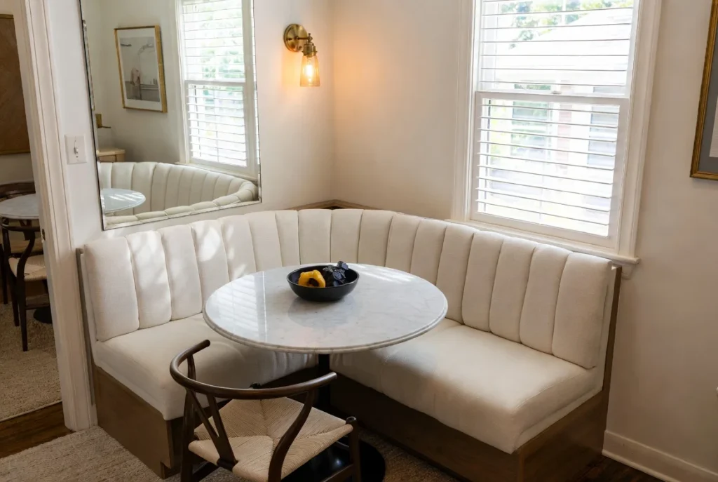 Install Space-Saving Banquette or Built-In Seating