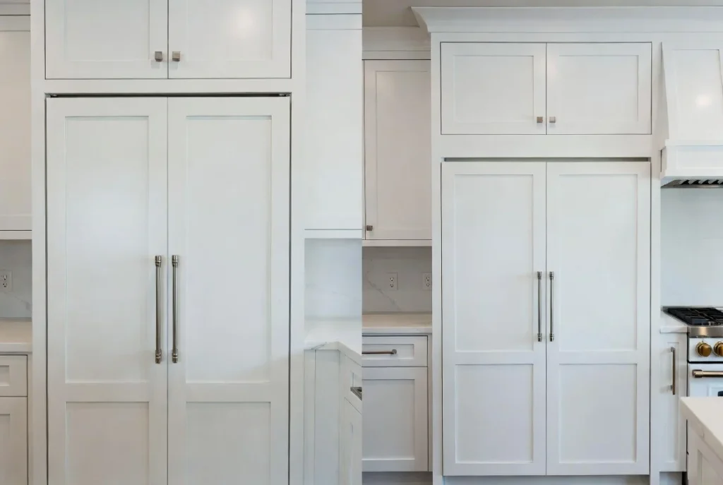 Integrate Appliances Seamlessly in White Kitchens