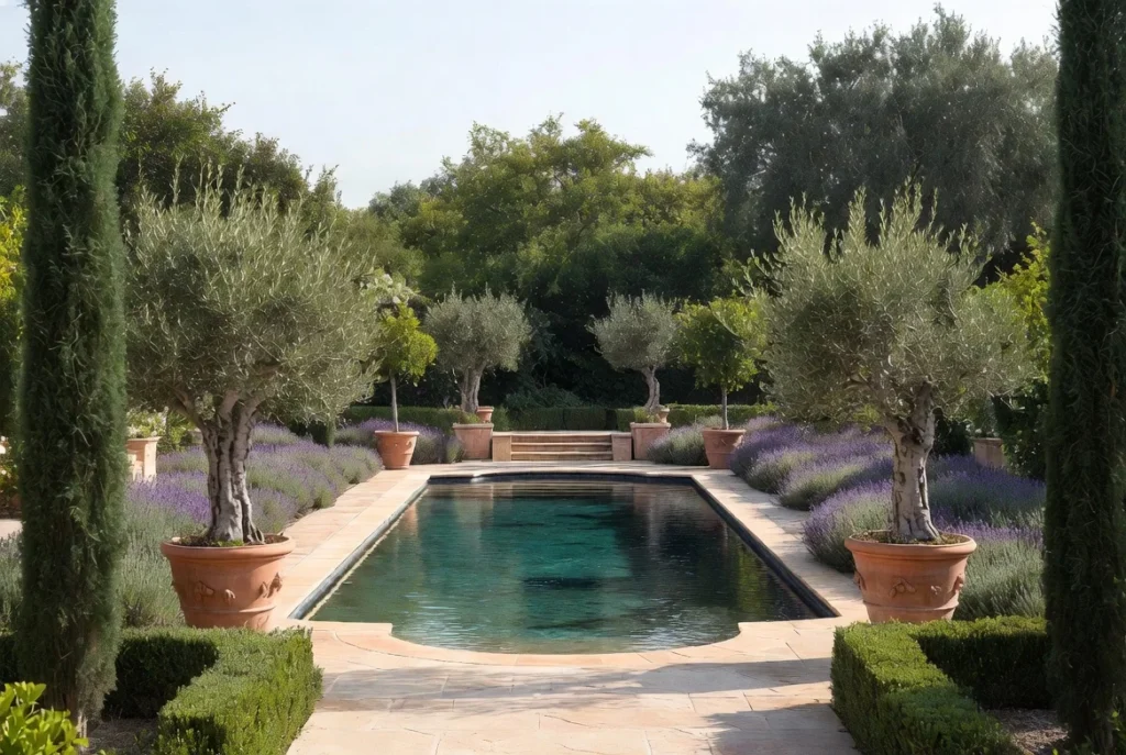 Mediterranean Pool Landscaping for Timeless European Elegance