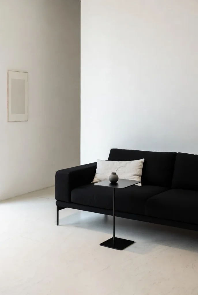 Minimalist Black Sofa Designs: Less Is More, and More Is Everything