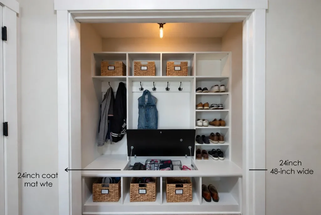 Mudroom Closet Conversion Ideas
