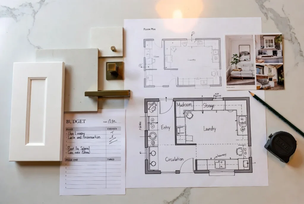 Mudroom Laundry Room Renovation Planning and Budget Strategy