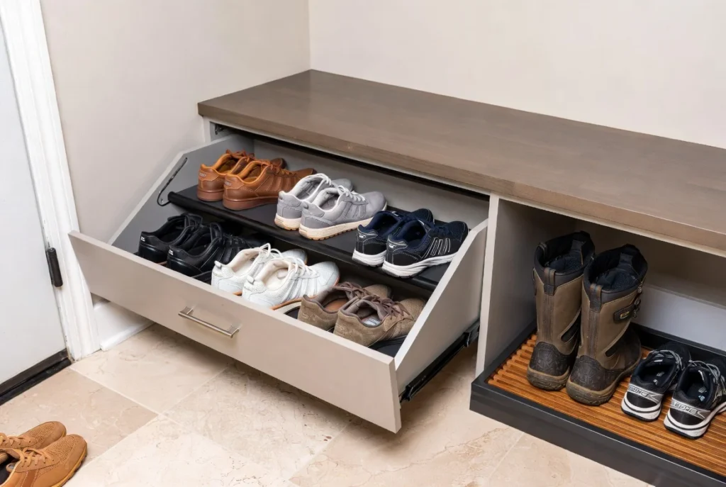 Mudroom Shoe Storage Solutions That Actually Work