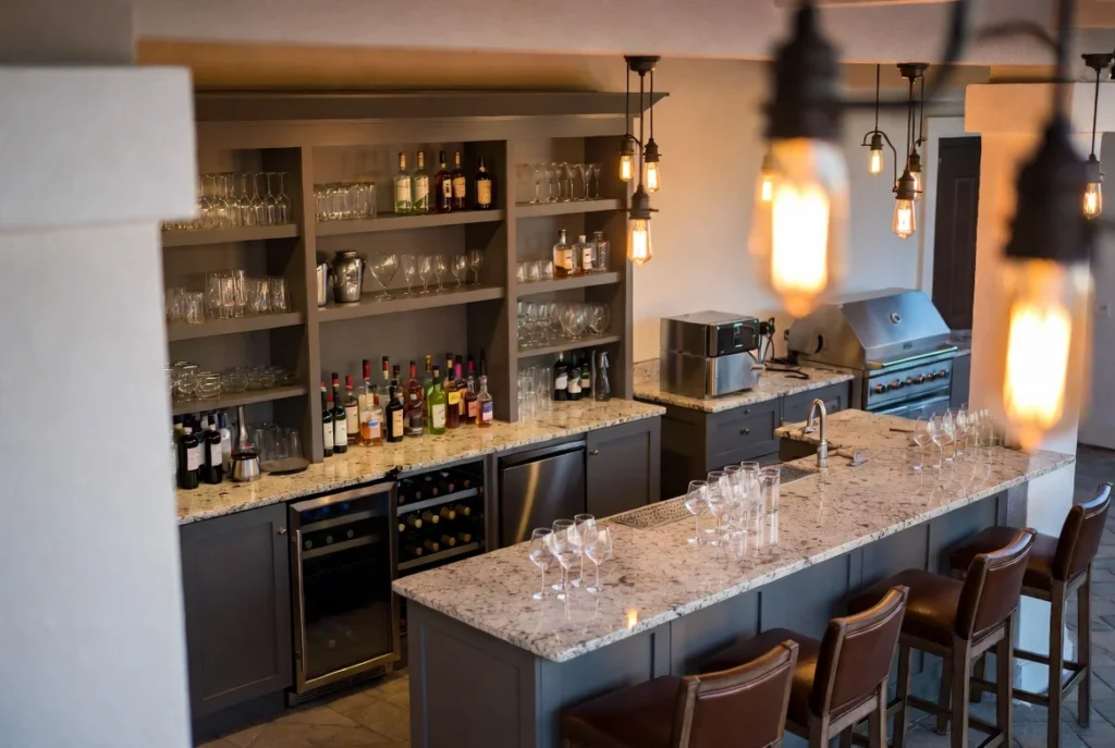 Outdoor Bar Design and Entertainment Integration