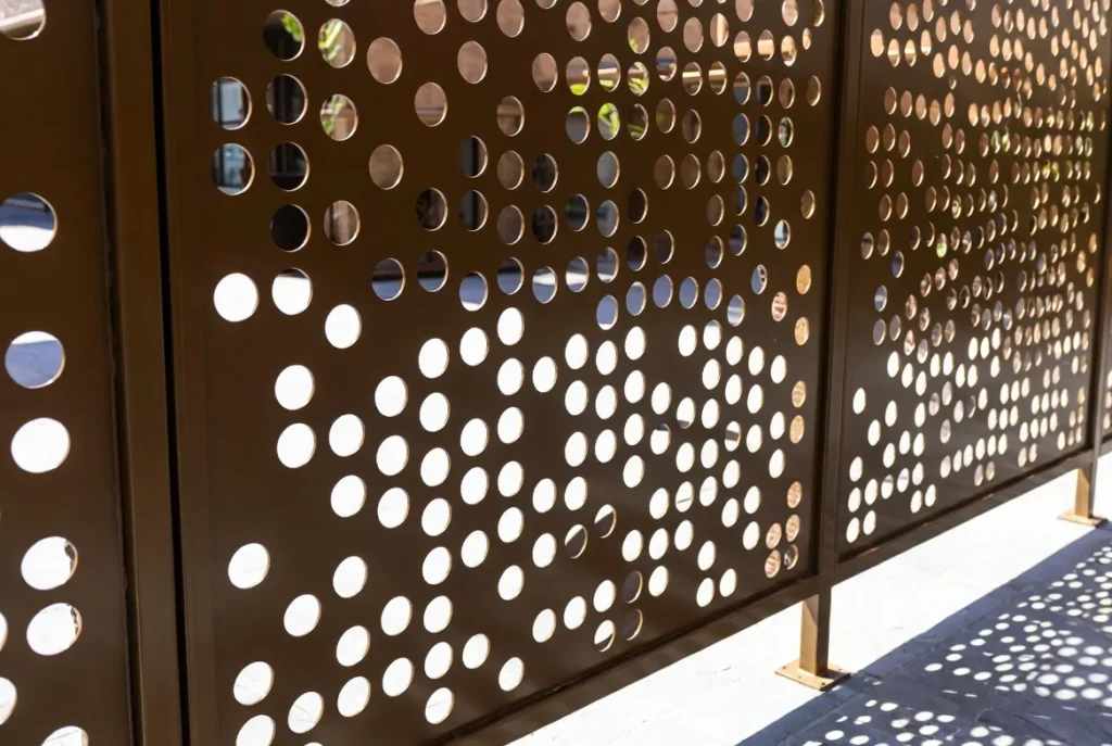 Perforated Metal Privacy Screens for Contemporary Precision