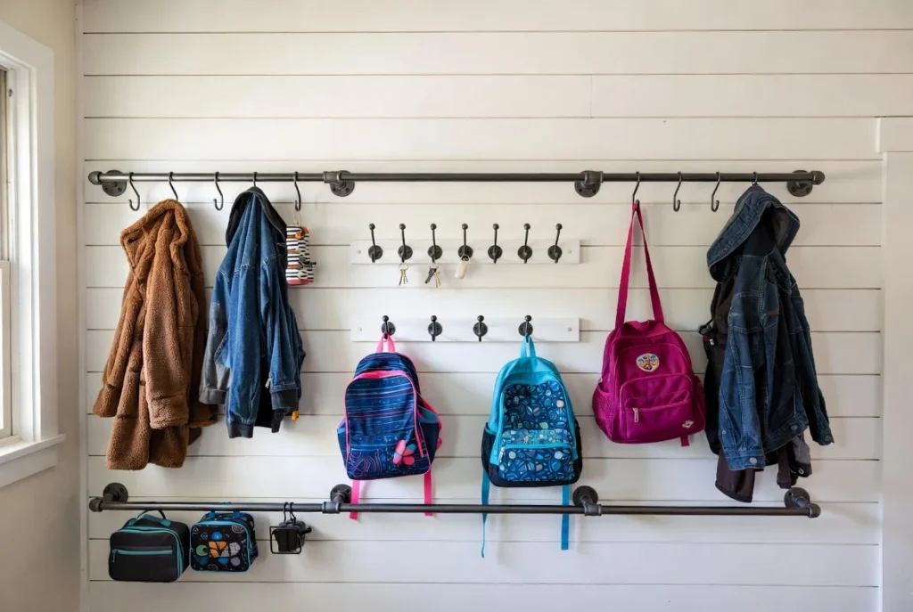 Smart Hook and Rail Systems for Maximum Wall Storage