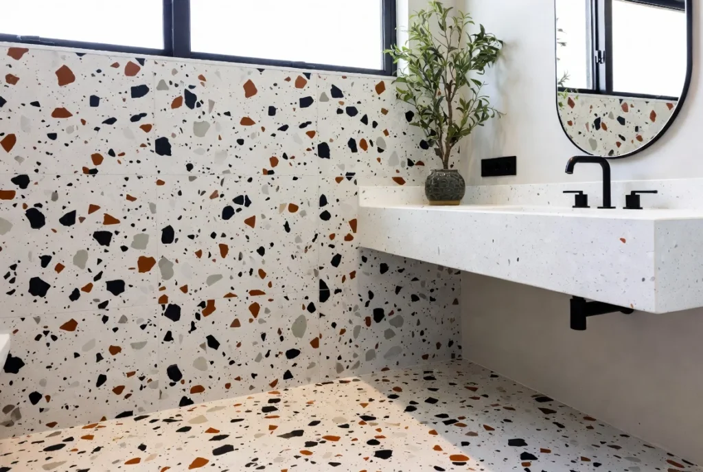 Terrazzo Tiles for Playful Modern Character
