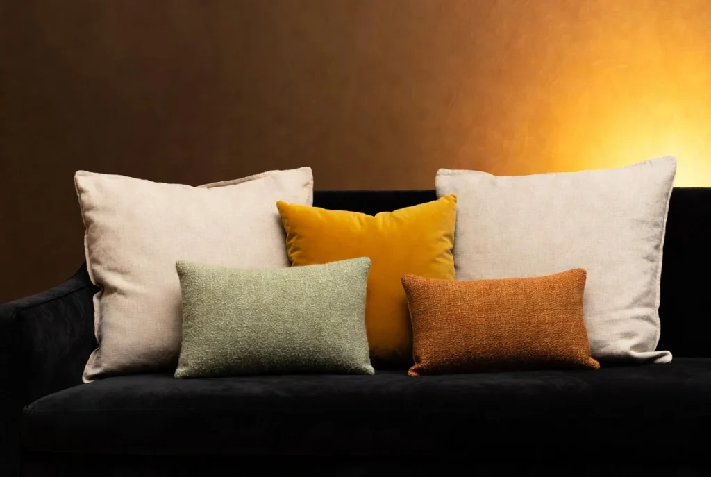 Throw Pillows and Cushion Styling for Black Sofas: The Finishing Touch