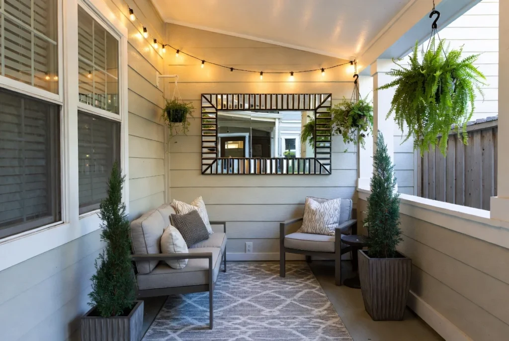 Transform a Small Back Porch Into a Stylish Retreat