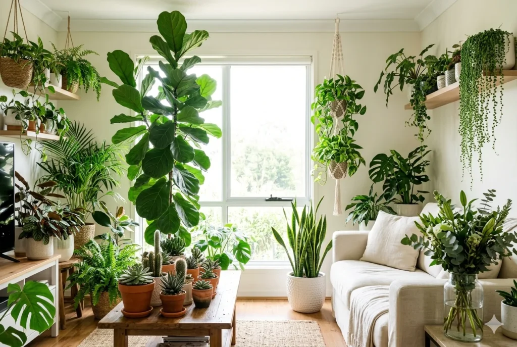 Use Green Plants as Living Decor