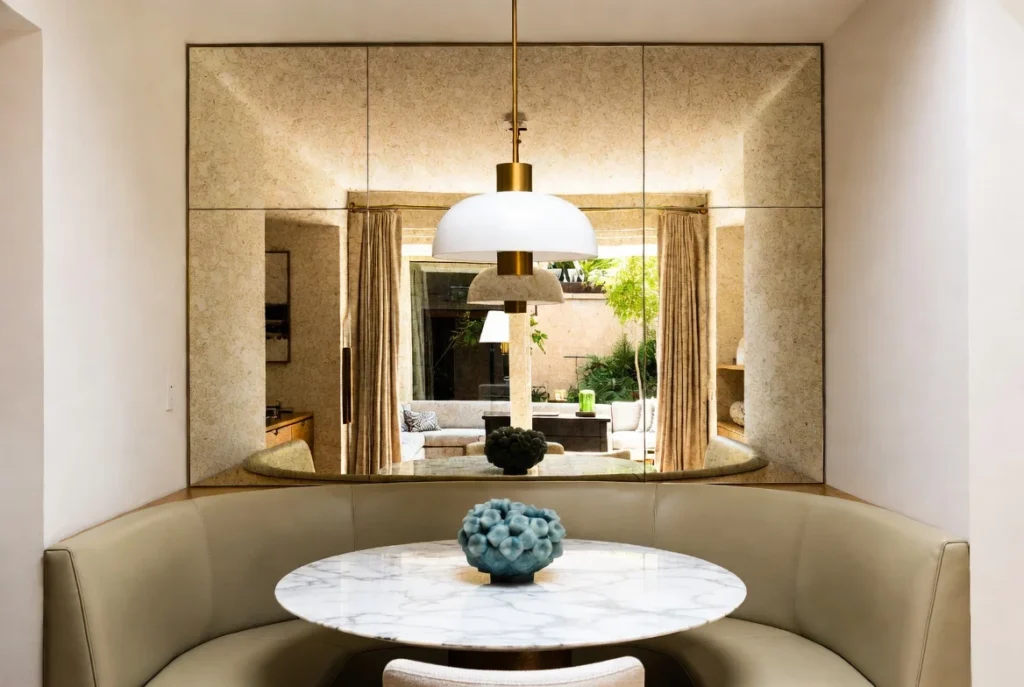 Use Mirrors Strategically to Double Your Perceived Space