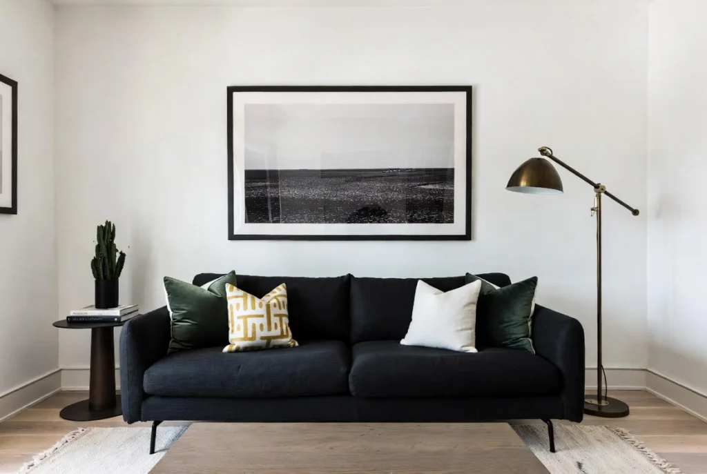 Why Black Sofas Are the Ultimate Power Piece in Modern Living Room Design