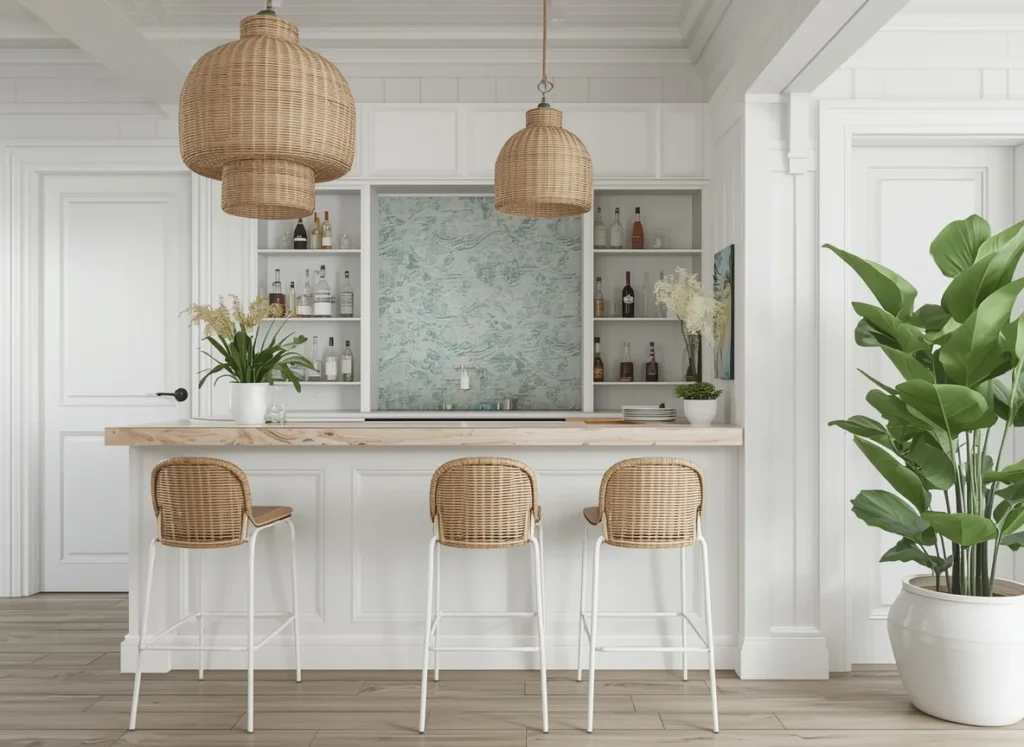 Coastal and Nautical Basement Bar