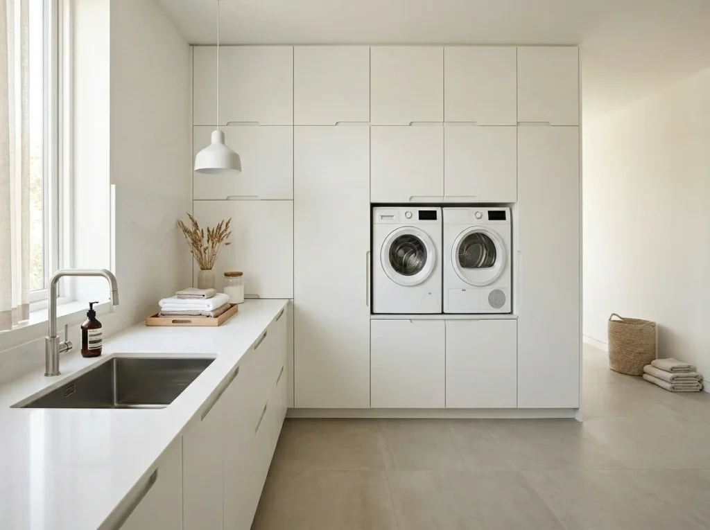 Design a Bright and Modern Laundry Room