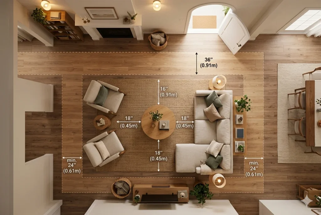 Establish Clear Traffic Paths Through Every Room