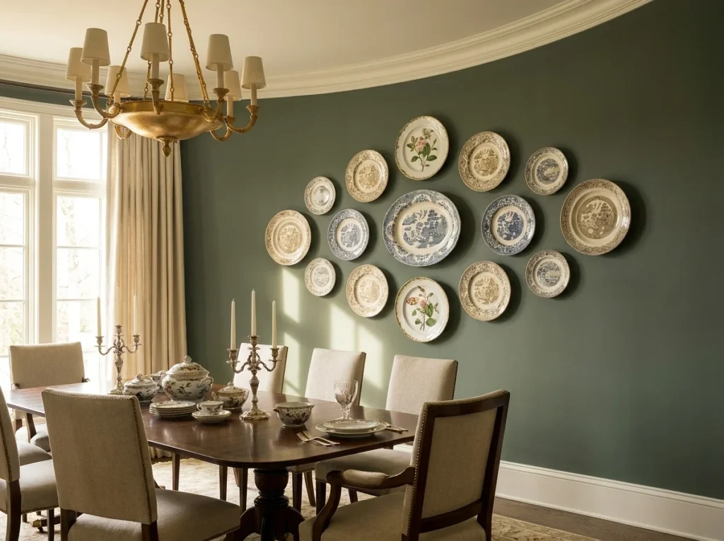 Frame and Hang a Collection of Plates