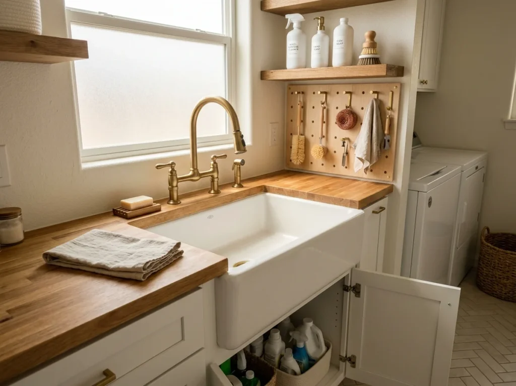 Install a Utility Sink for Complete Functionality