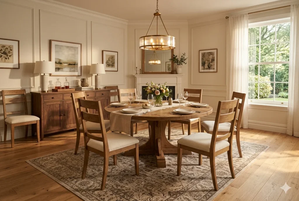 Layout Dining Room Furniture for Comfortable Meals