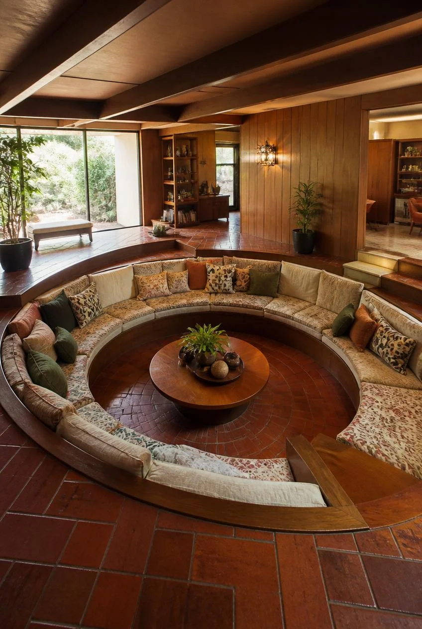 A Classic Circular Conversation Pit