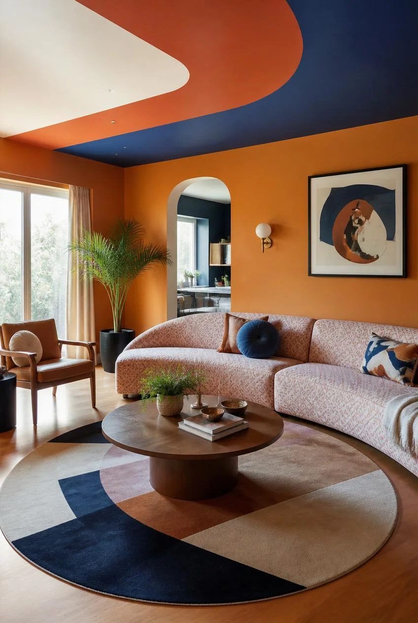 A Painted Ceiling That Changes the Whole Room