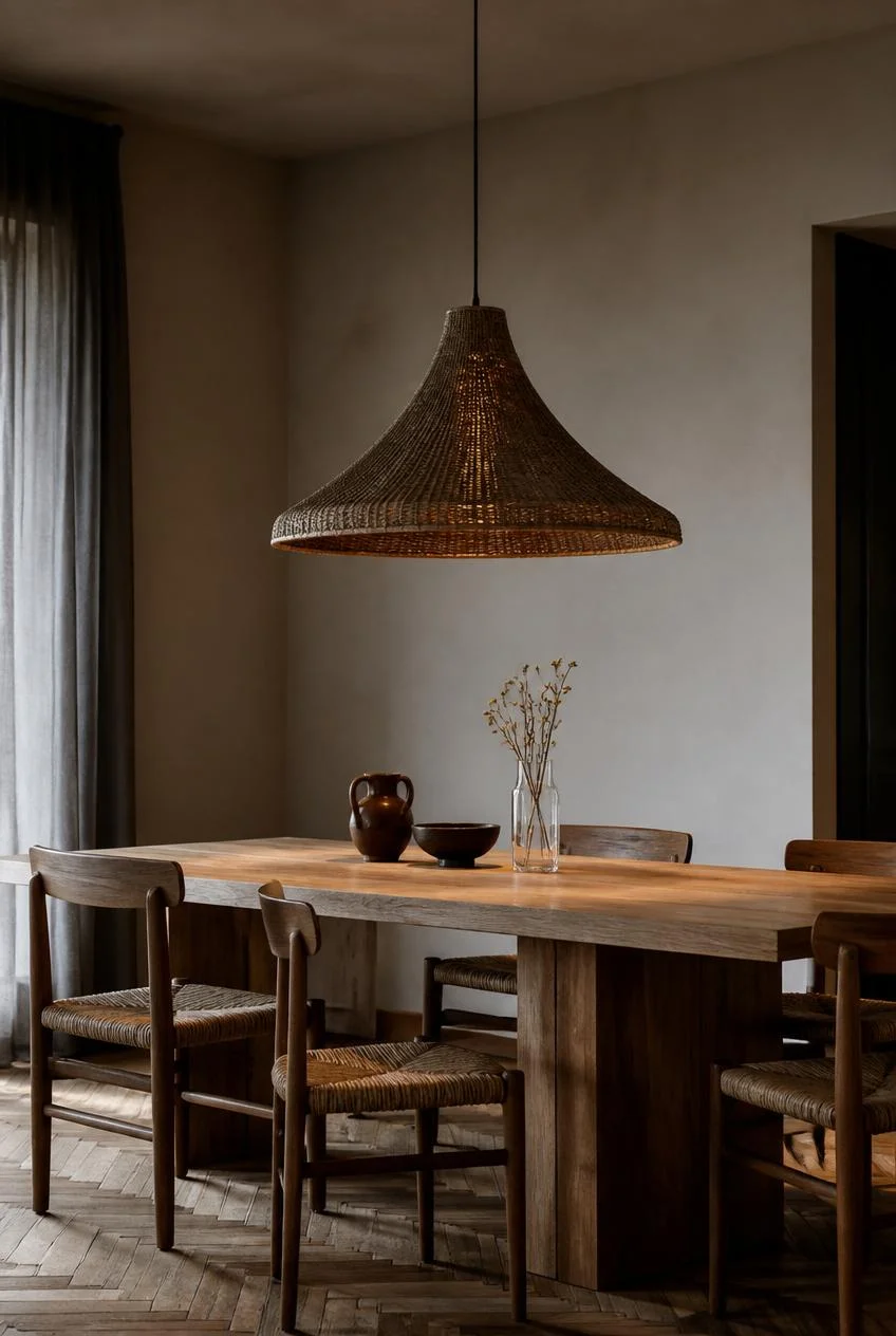 A Statement Pendant Light That Does the Work of Decoration