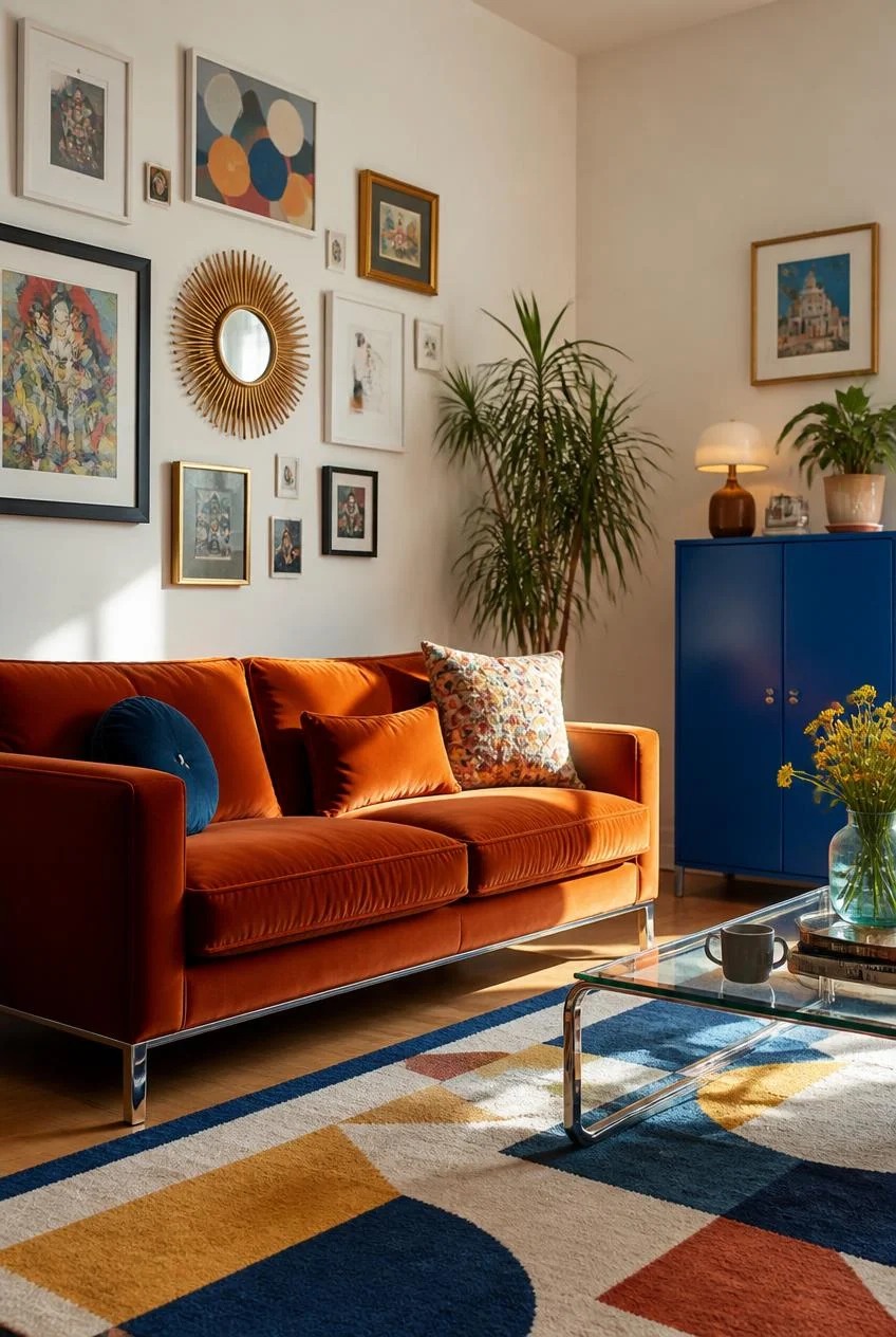 A Statement Sofa Color That Works Year Round