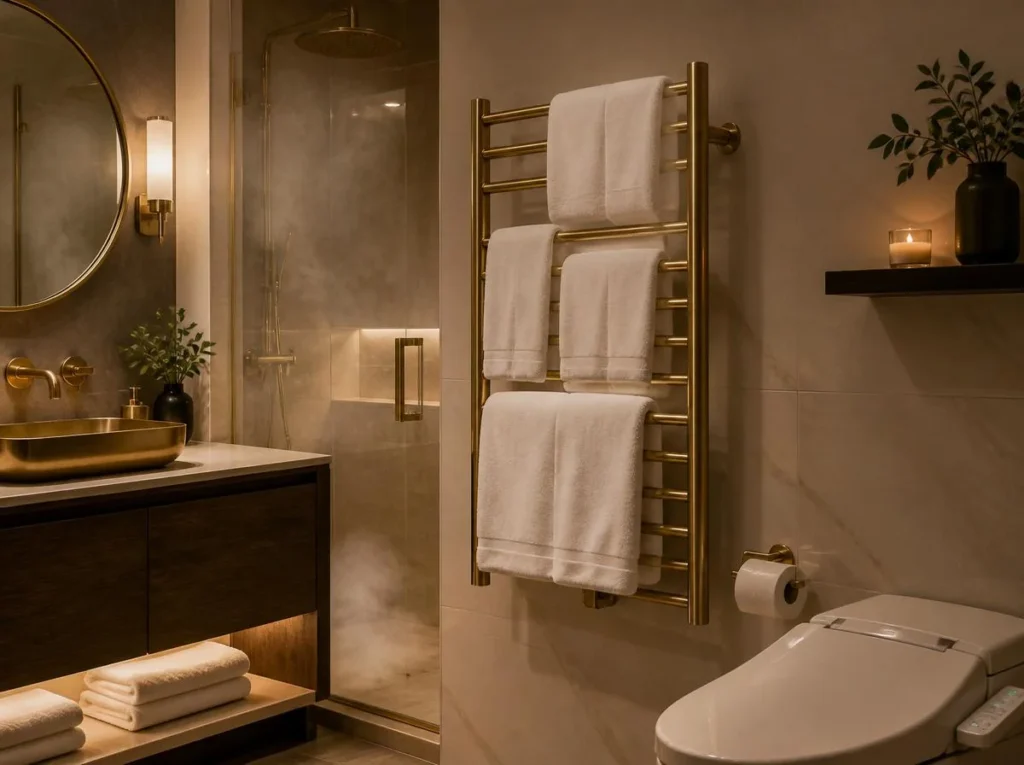Add Luxury Towel Warmers and Heated Accessories