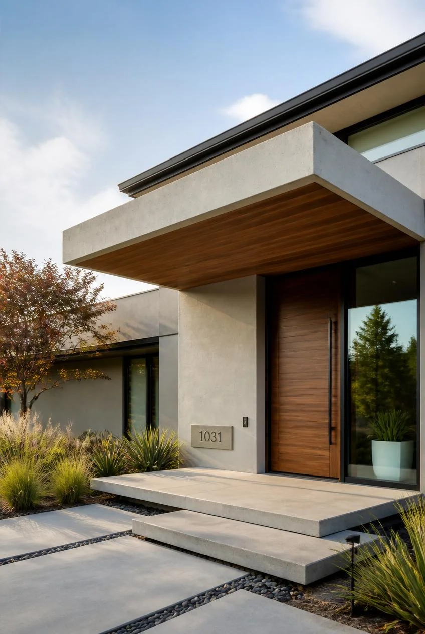 Cantilevered Modern Awning