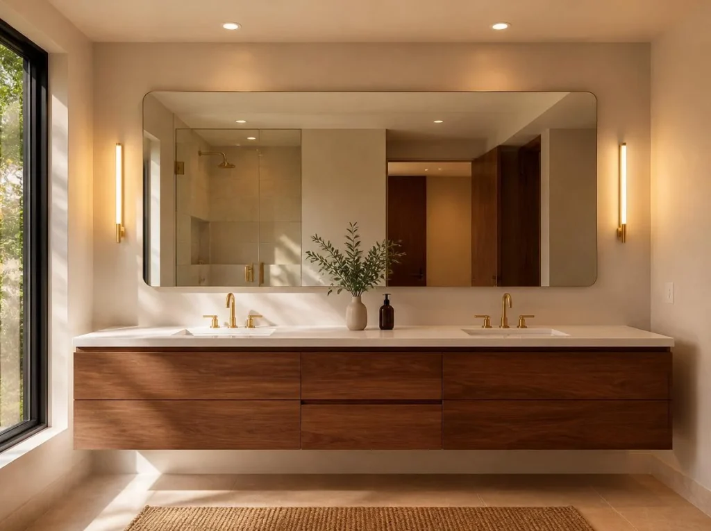 Create a Double Vanity for Shared Bathrooms