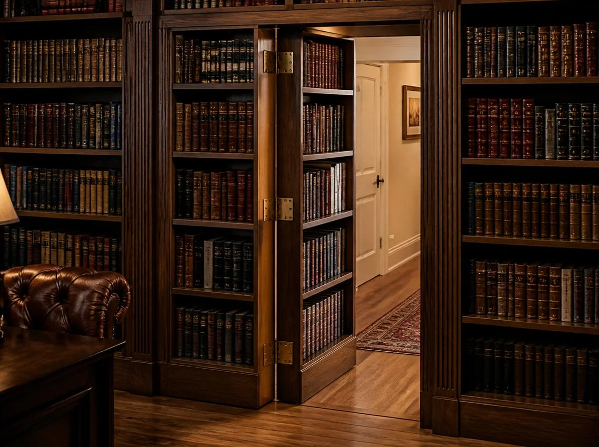 Create a Secret Door Bookshelf for Hidden Charm
