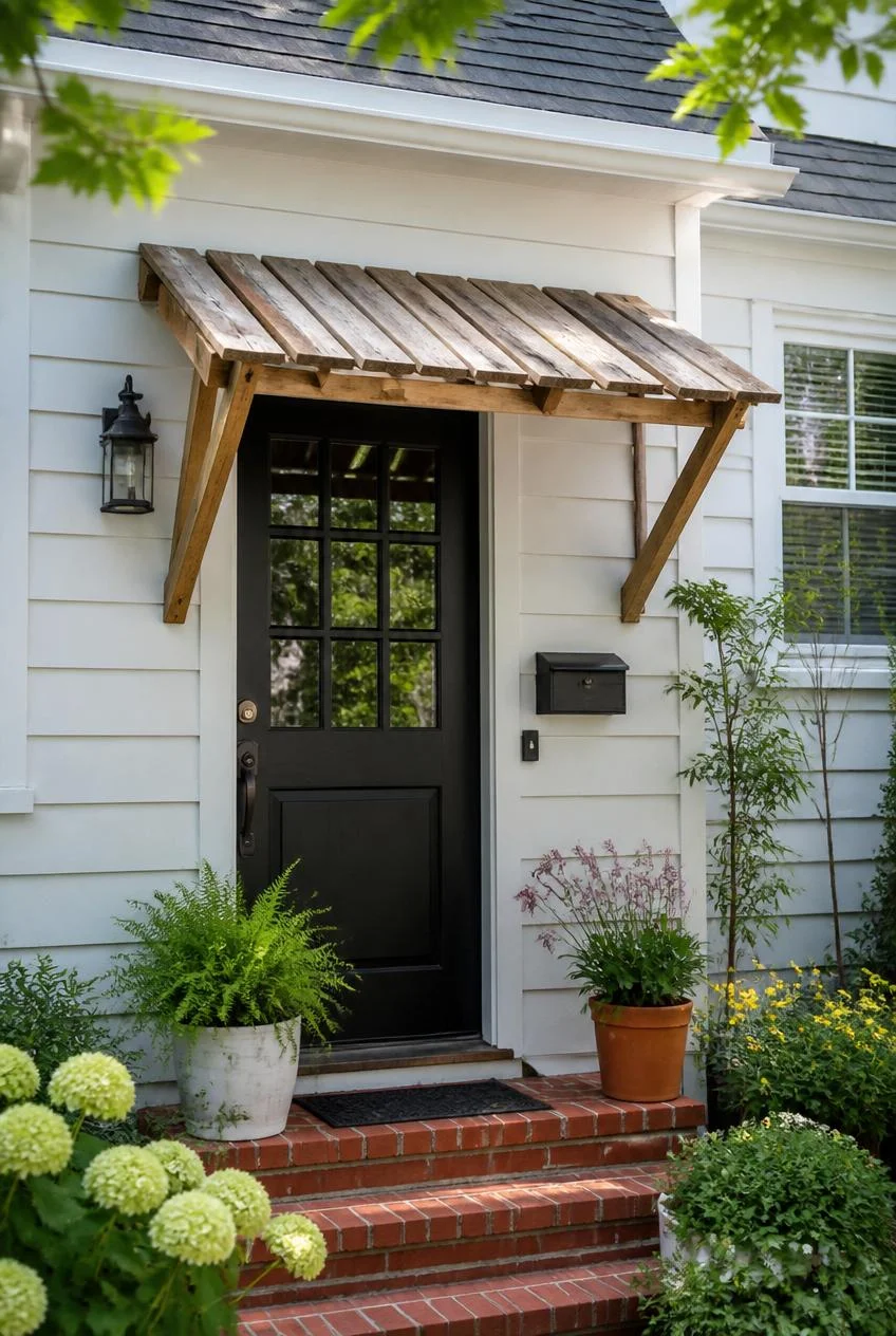 DIY Pallet Wood Awning