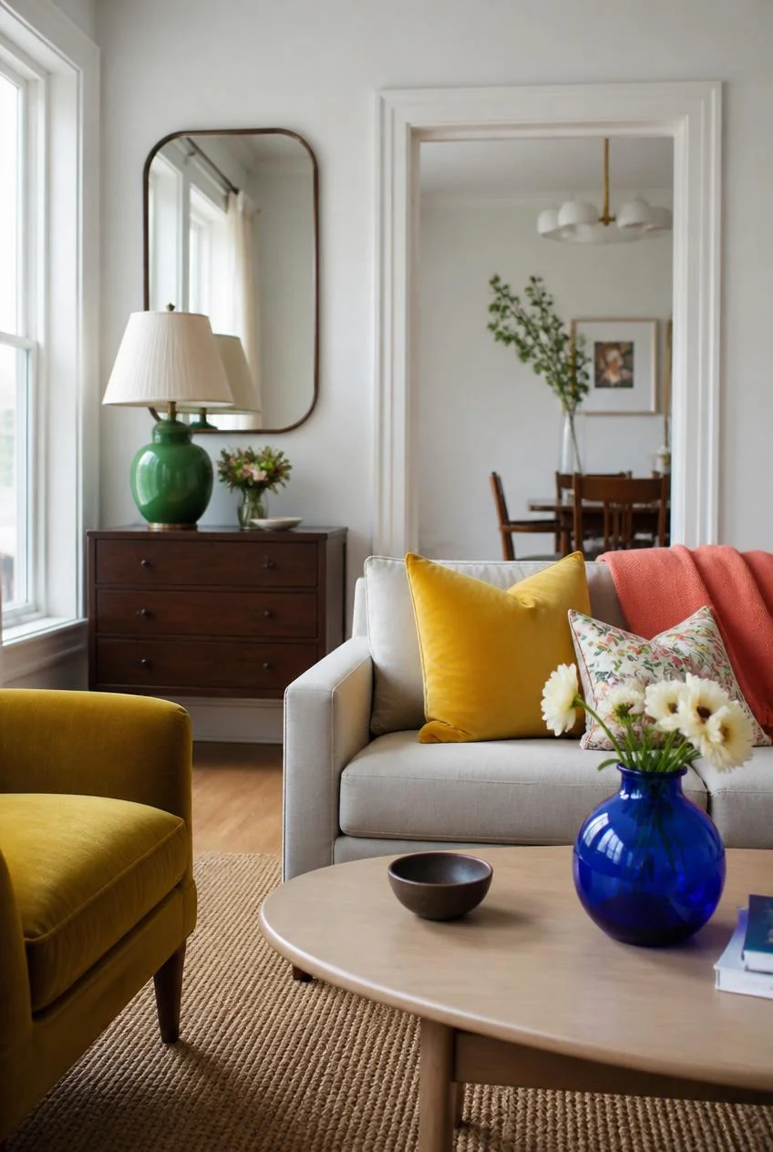 Dopamine Decor Color Palette on a Neutral Base