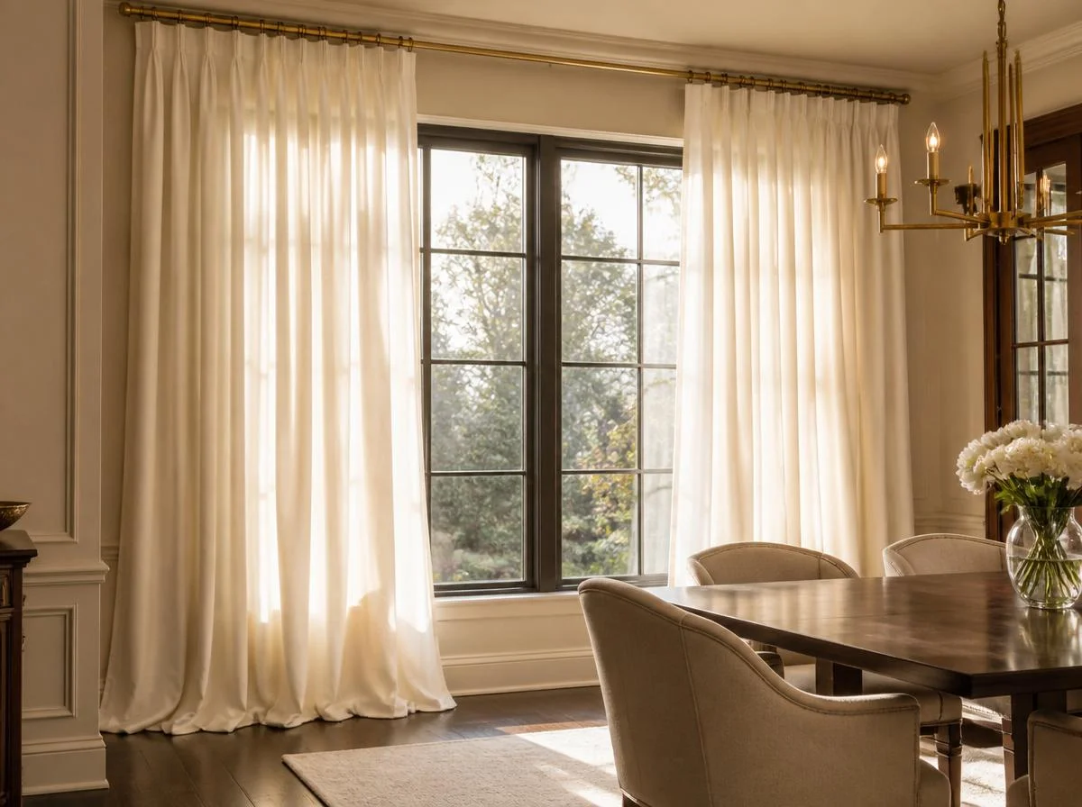 Frame the Room with Elegant Window Treatments