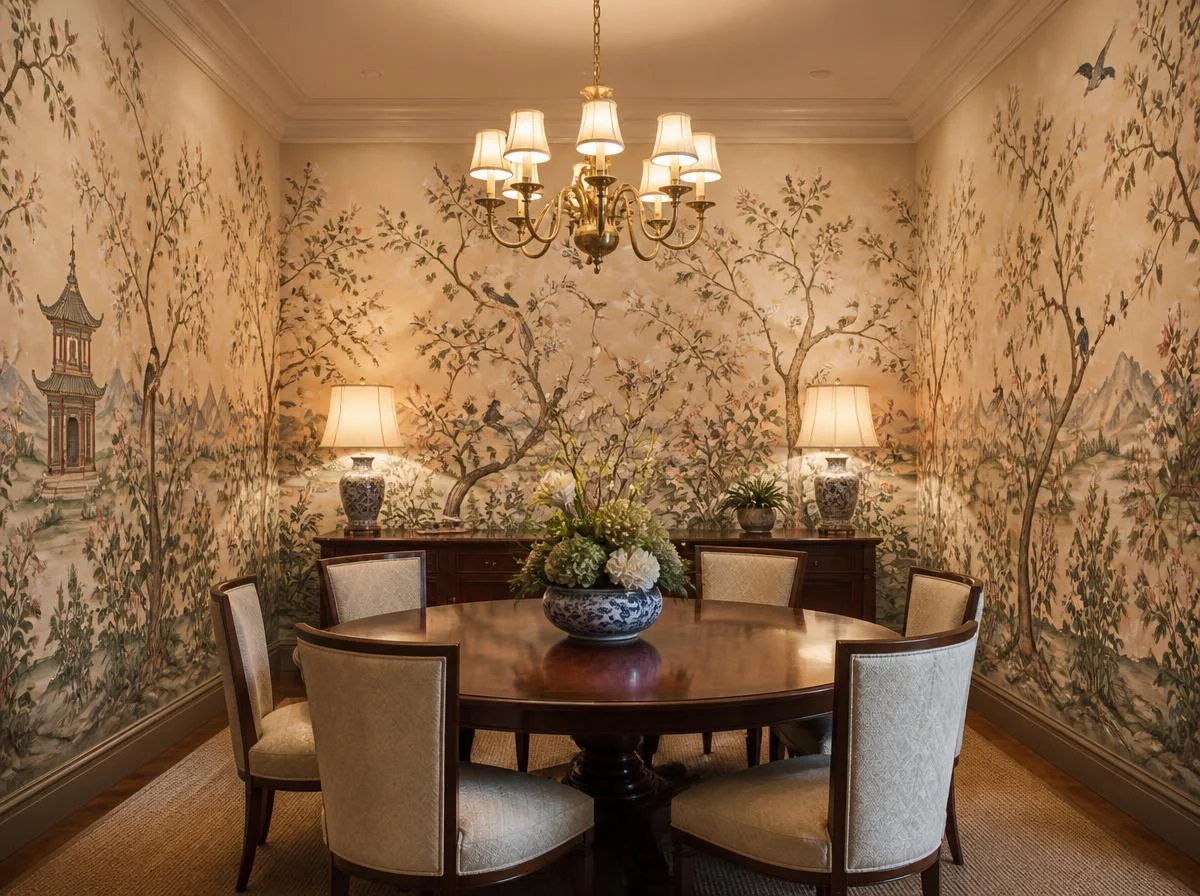Hang Dramatic Wallpaper for Instant Sophistication
