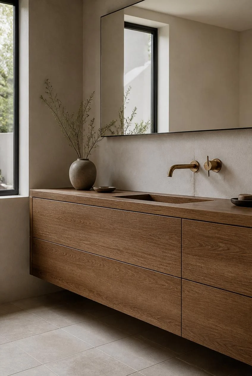 Hidden Hardware and Handle-Free Cabinetry