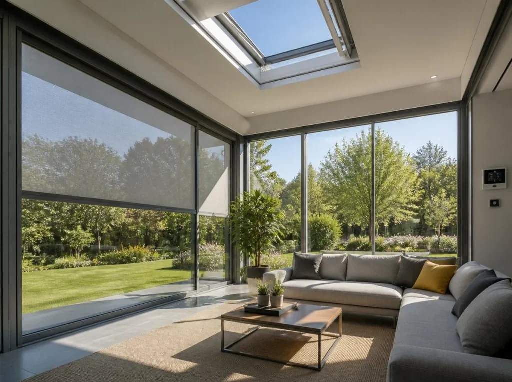 Incorporate Smart Sunroom Shading and Ventilation