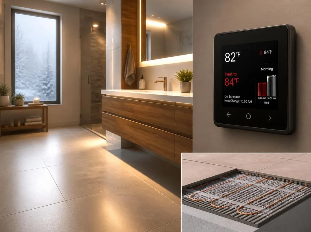 Install Heated Floors for Everyday Luxury