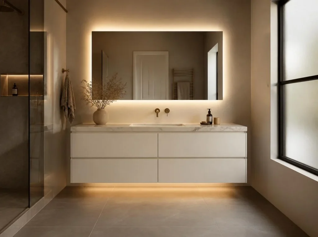 Install a Floating Vanity for a Sleek Modern Look