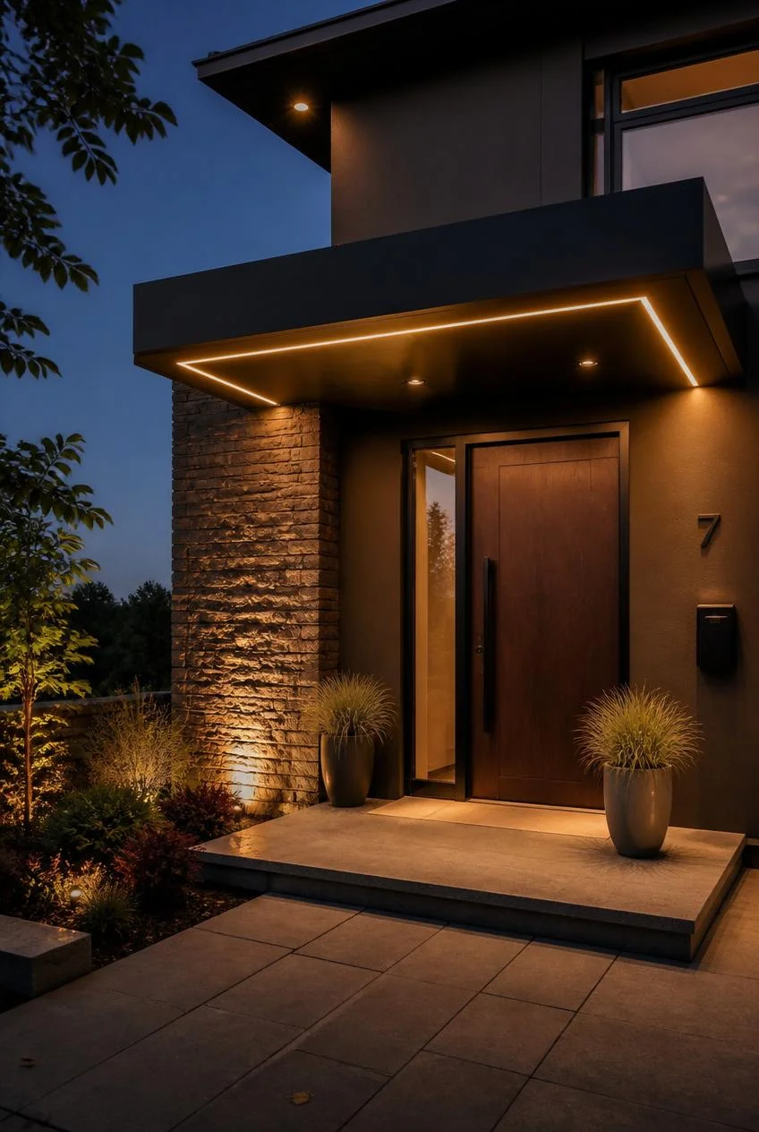 LED-Lit Modern Canopy