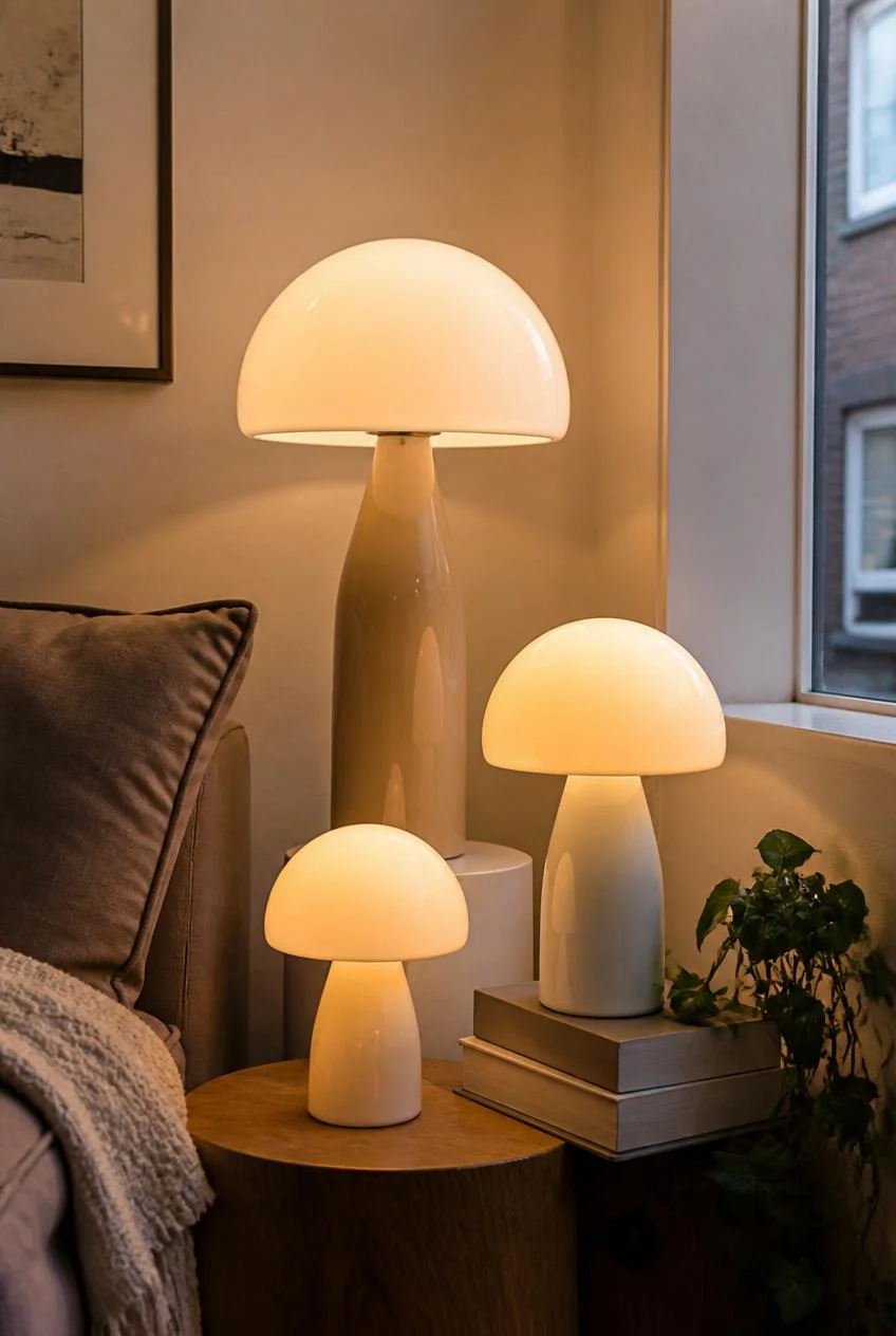 Mushroom Lamps for a Dreamy, Enchanted Glow