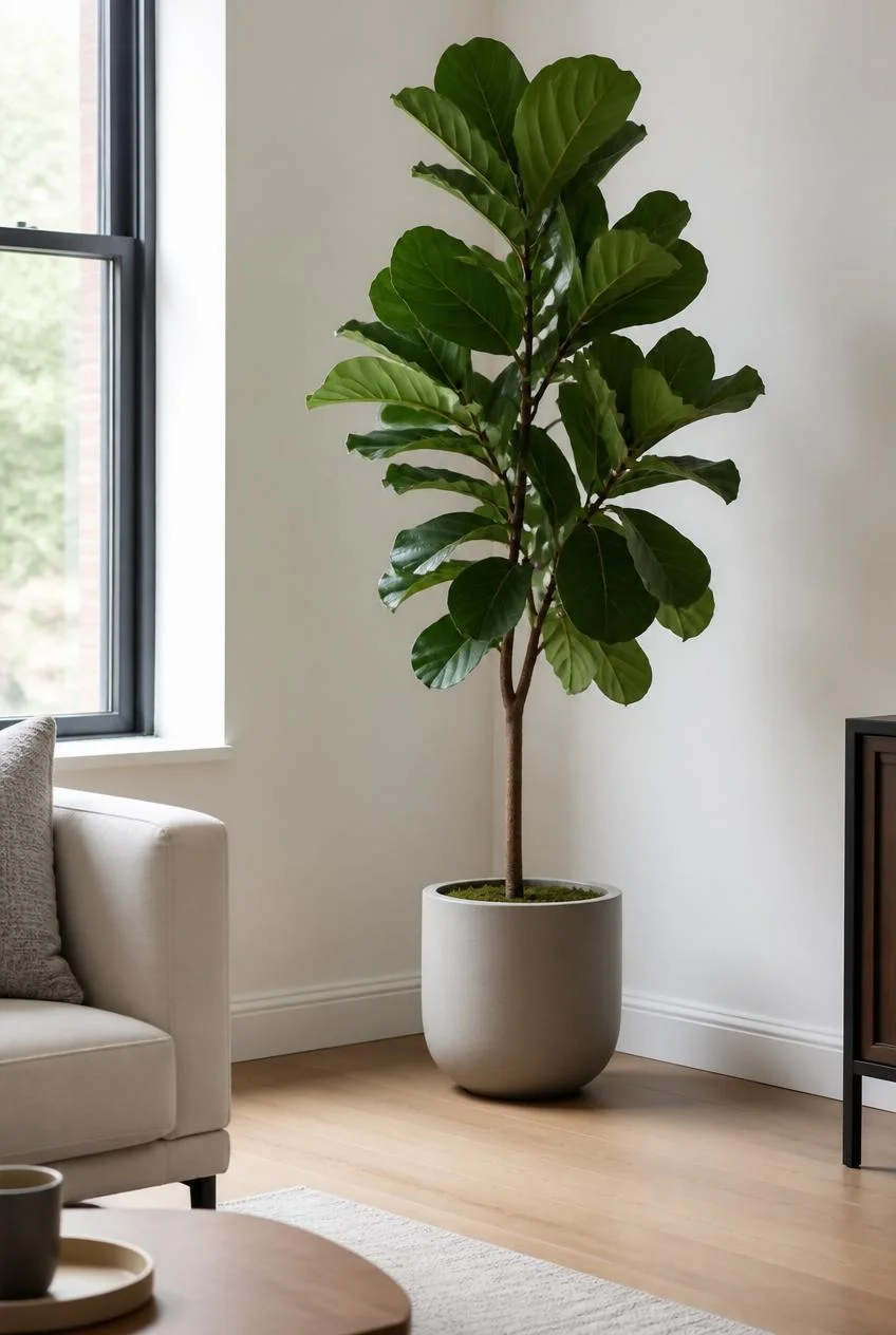 Plants as the Only Decoration a Corner Needs
